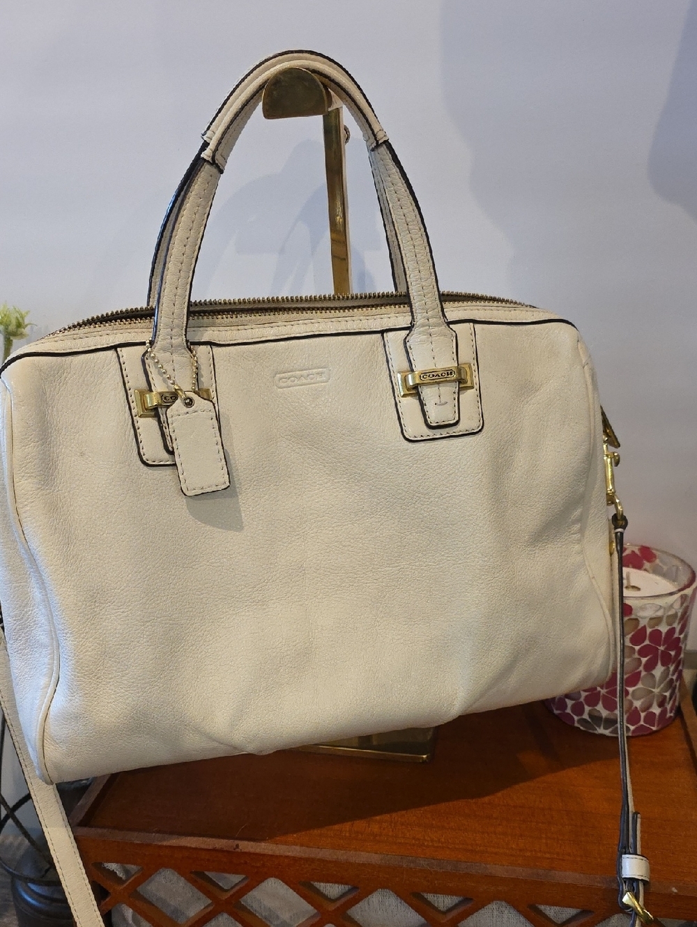 Coach Taylor Leather 2 Way Shoulder Bag